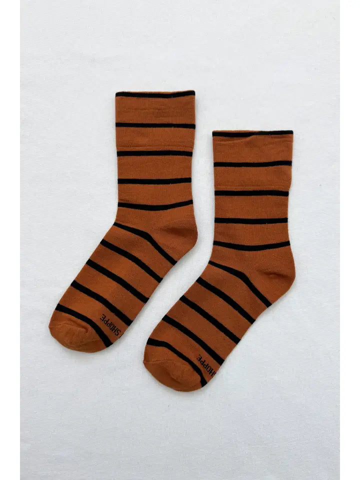 Wally Socks in Camel