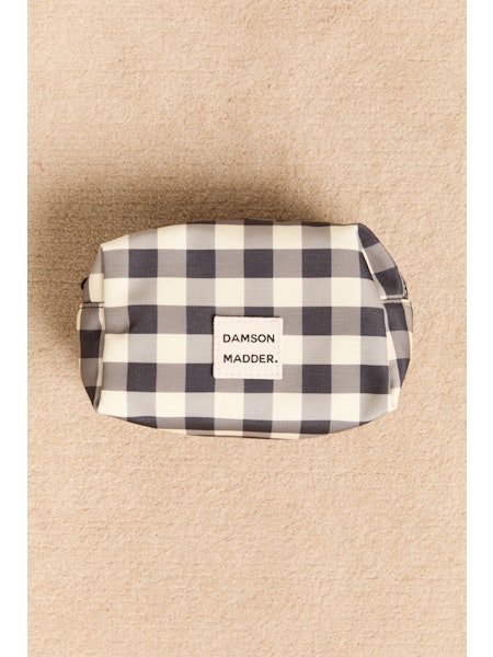 DM Makeup Bag in Butter Gingham