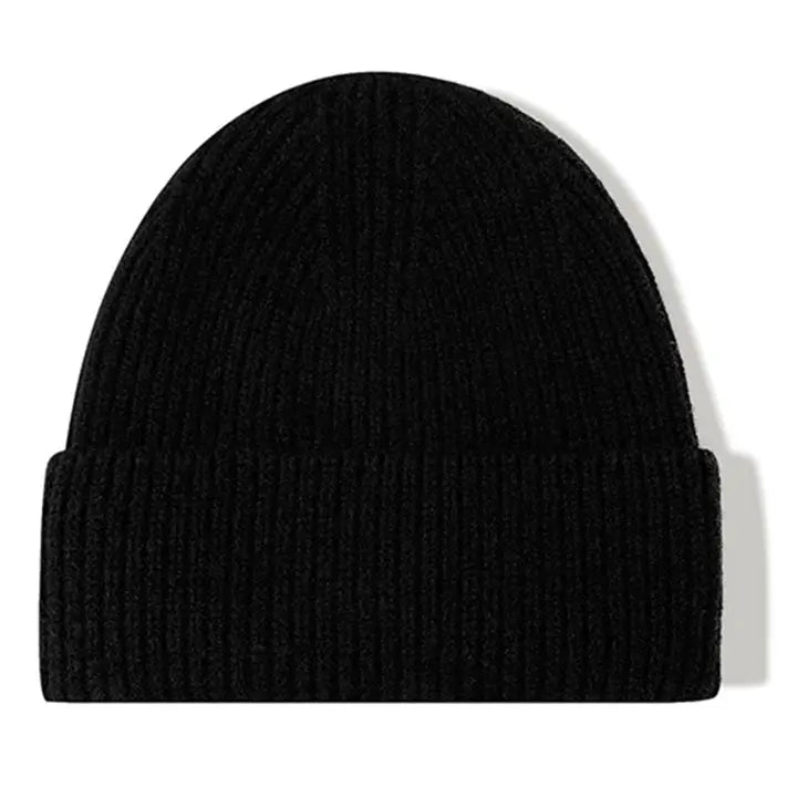 Merino Wool Every Day Beanie in Black