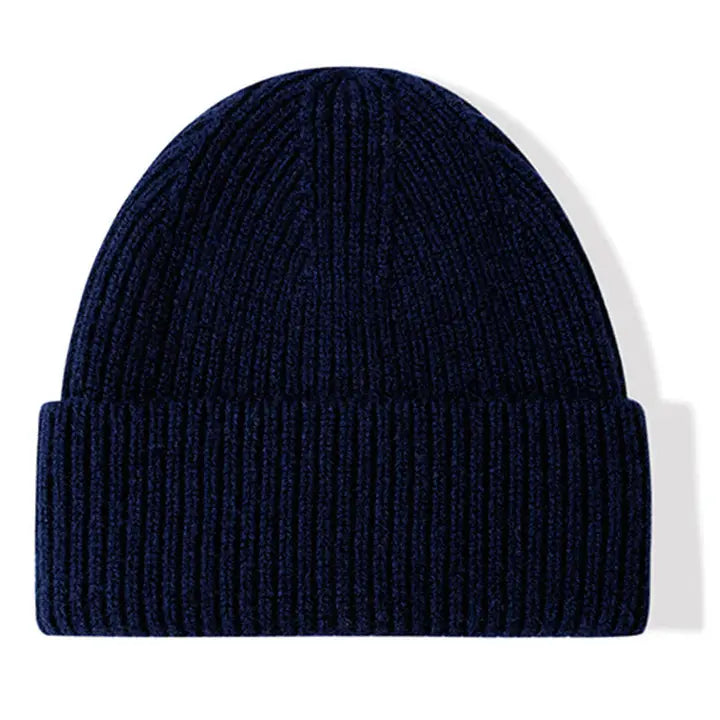 Merino Wool Every Day Beanie in Navy