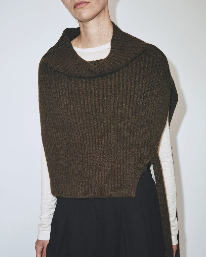 Neck Warmer in Olive Brown