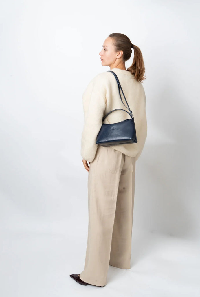 Note Soft Structure Bag in Eclipse Blue