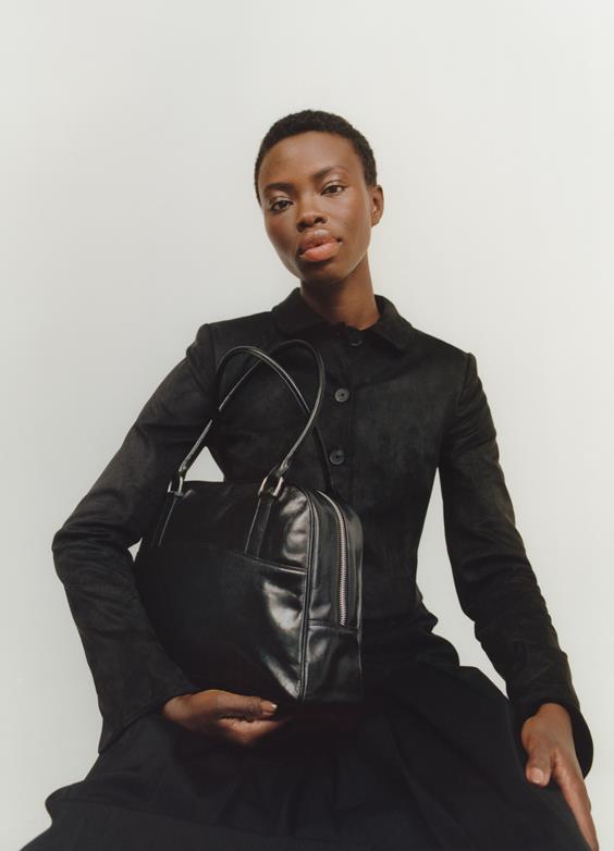 Nomi Bag in Black Leather