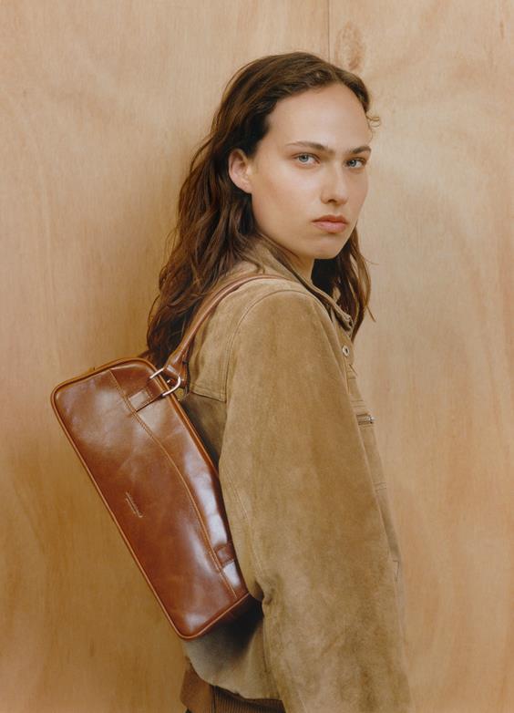 Nomi Mini Bag in Brown Leather