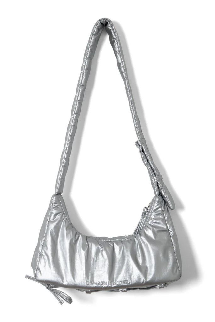 Puffy Saz Bag in Silver