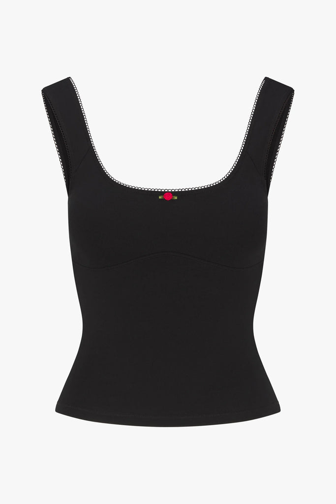 Romantic Top in Onyx