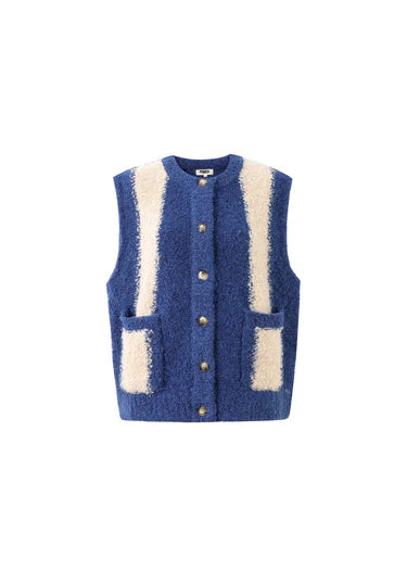 Shiba Cardigan in Bleu Marine