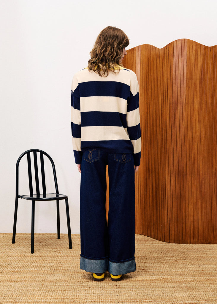 Suki Jeans in Dark Denim Blue