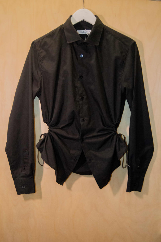 Bungee Shirt in Solid Black S/M