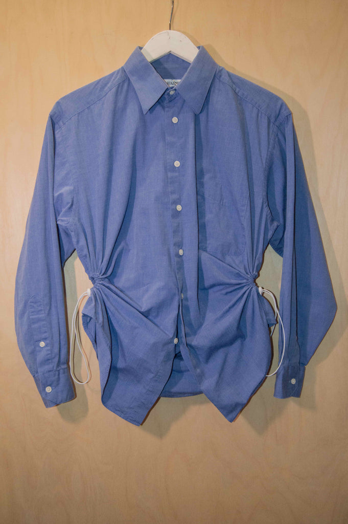 Bungee Shirt in Solid Blue L