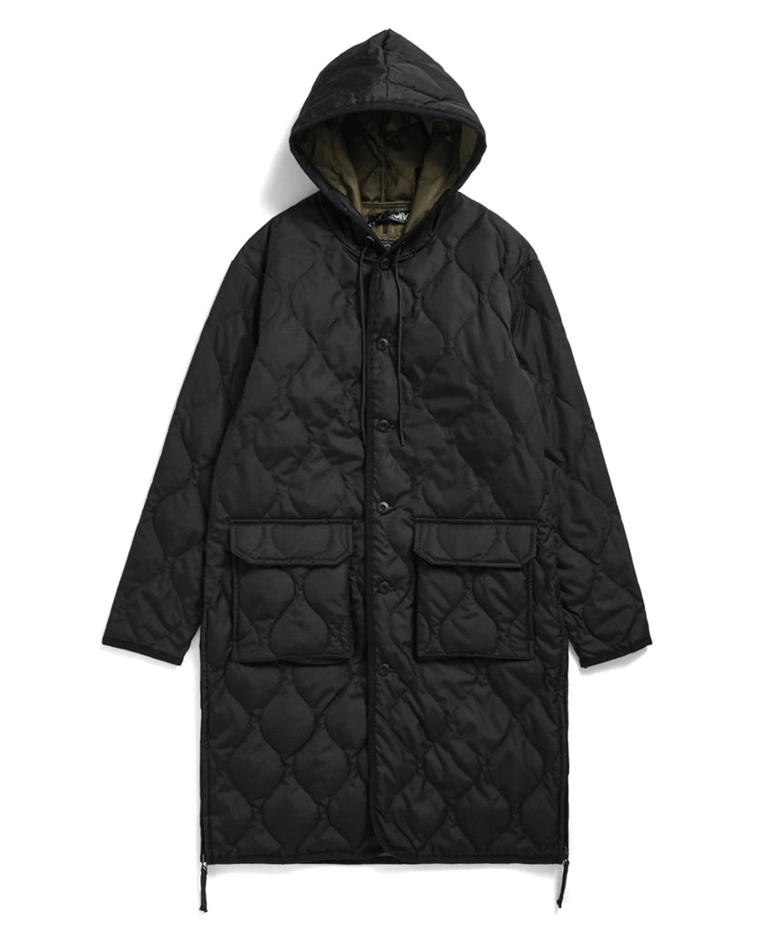 Long Black Coat with Hood