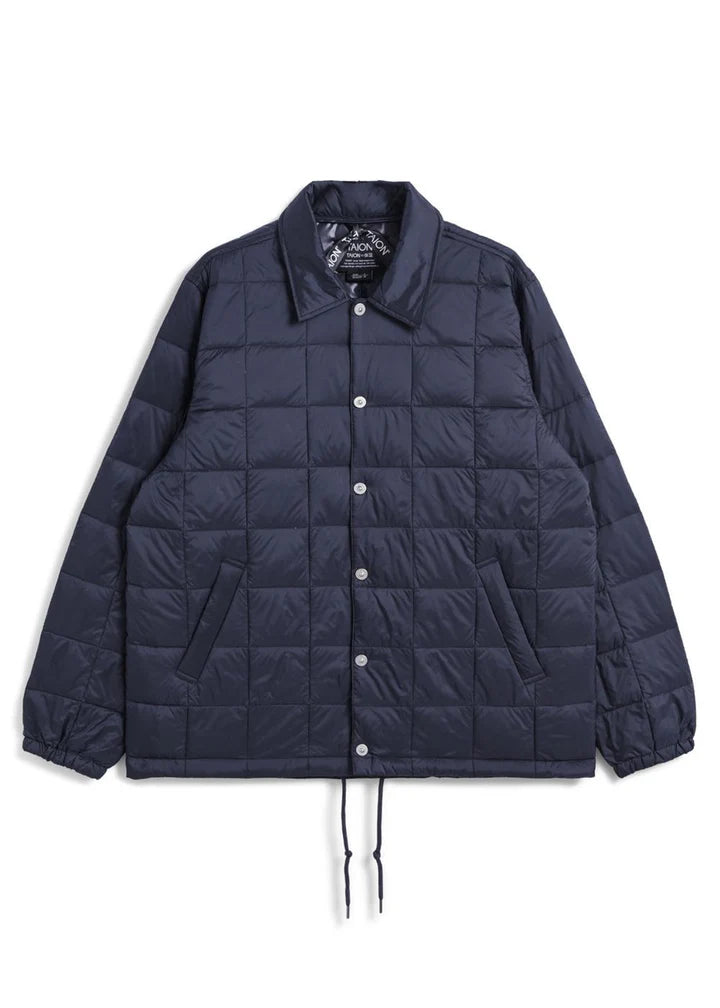 Down Coach Jacket in Navy