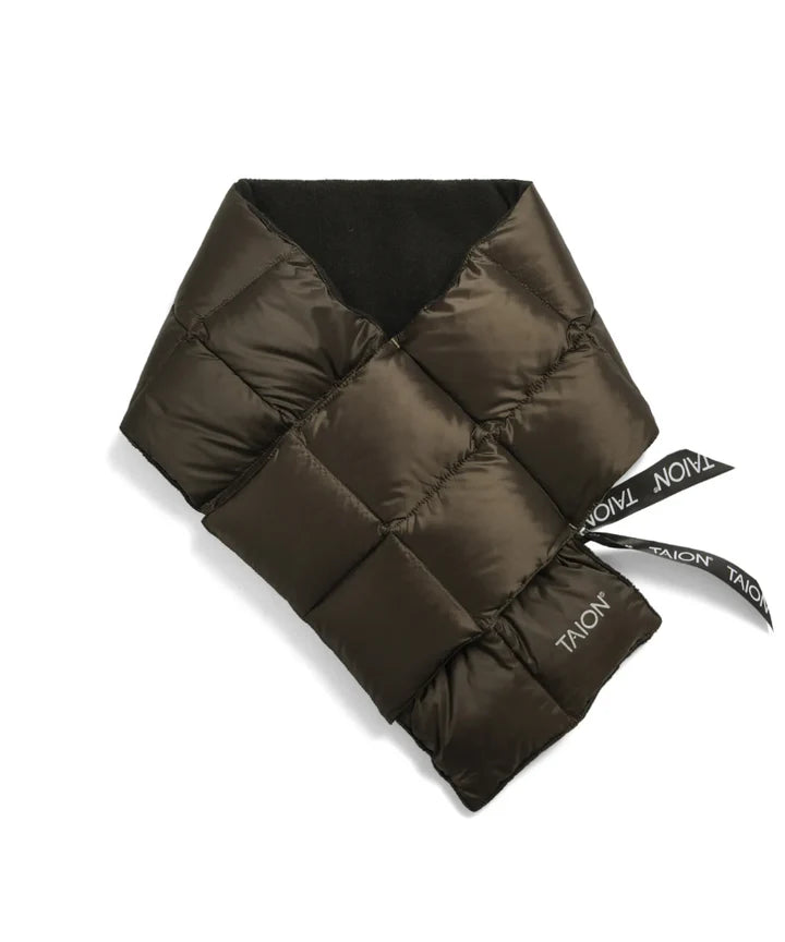 BASIC DOWN SCARF IN Dark Chocolate