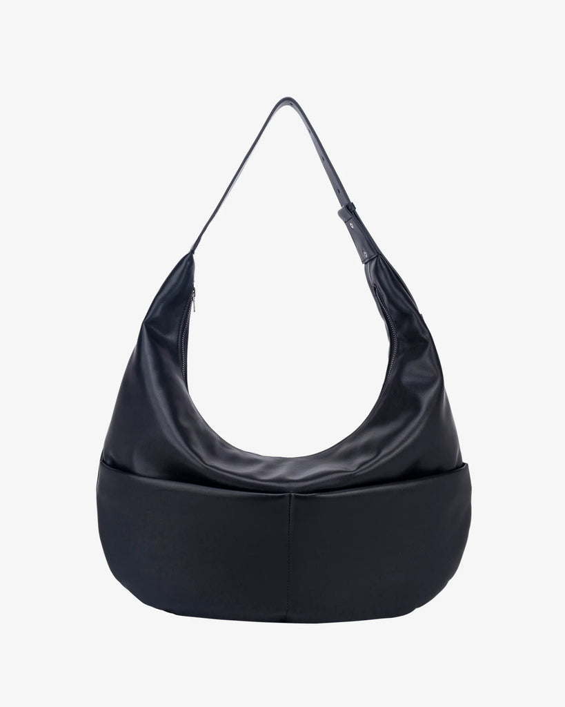 Terra Soft Structure Tote Bag in Black