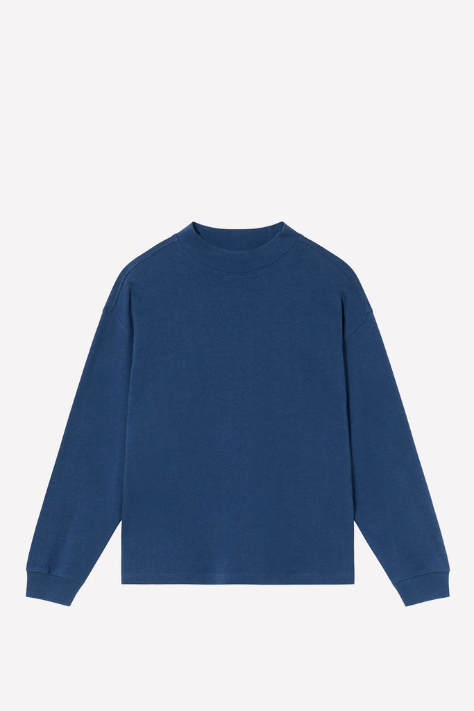 Freire Hemp Long Sleeve in Dark Heritage Blue
