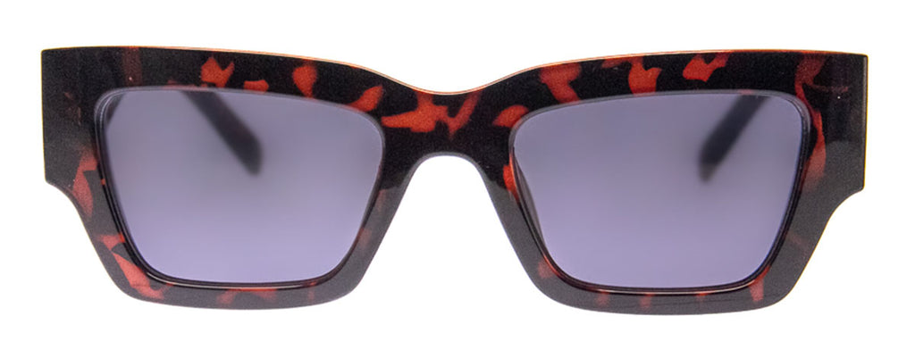 Large Rectangle with Square Sides in Dark Tortoise Sunglasses