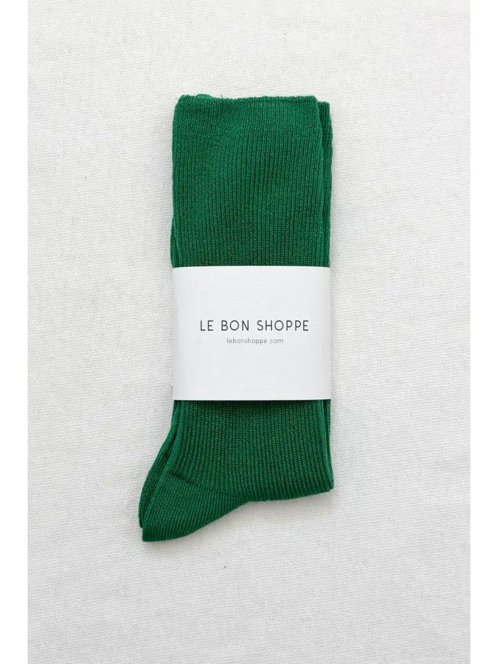 Trouser Socks in Deep Green