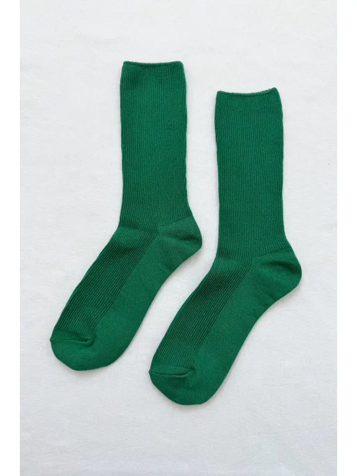 Trouser Socks in Deep Green