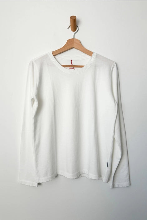 Every Day Long Sleeve Top in White