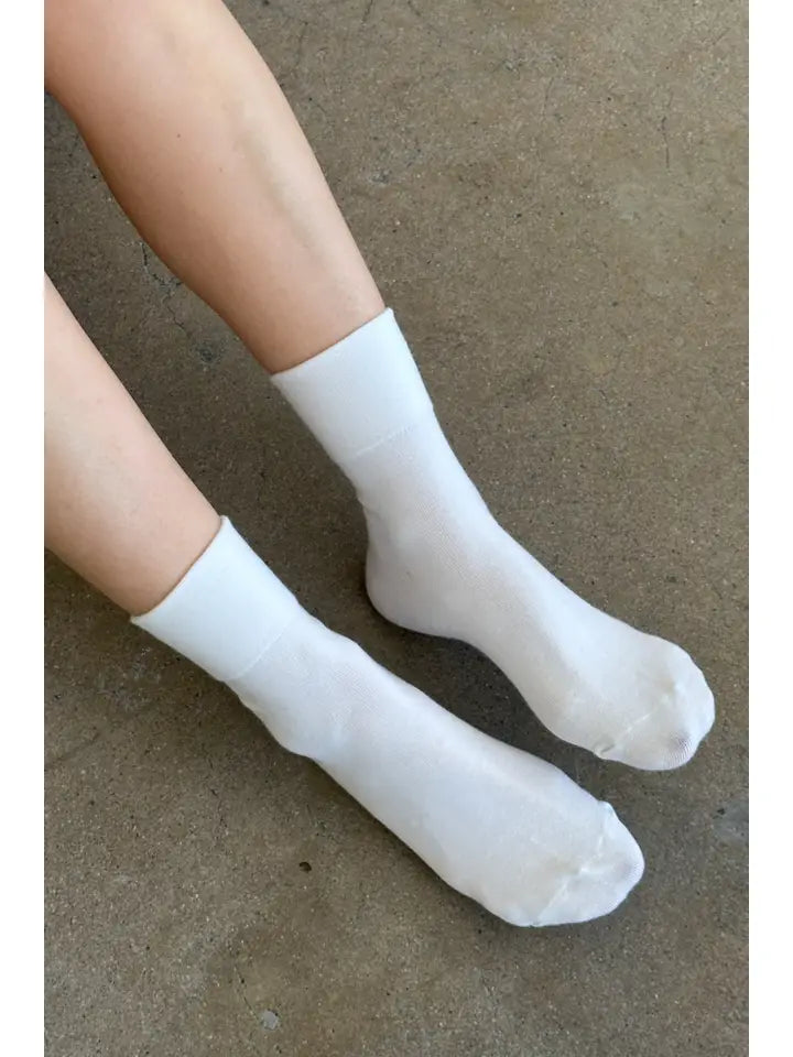 Sneaker Socks in Classic White