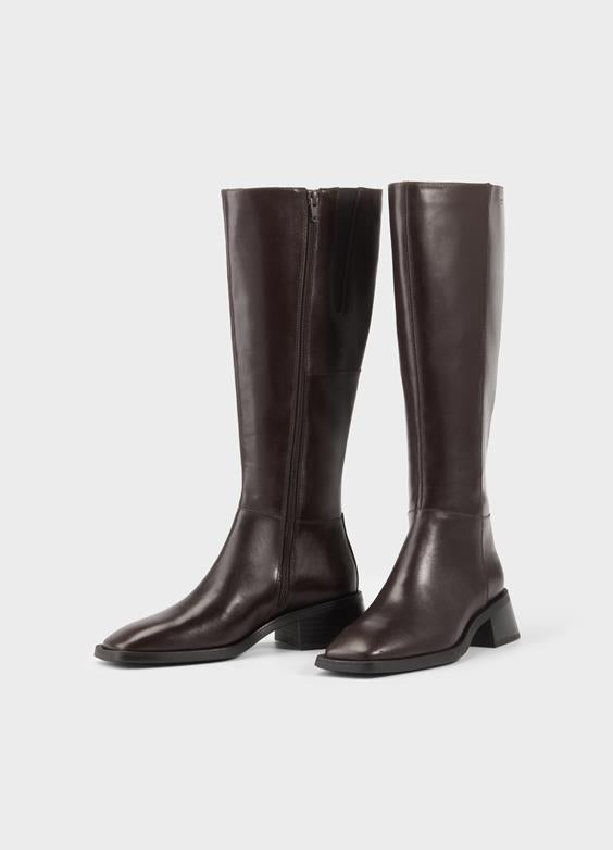Blanca Tall Boots in Dark Brown