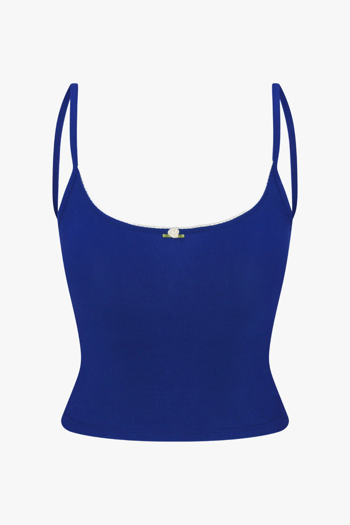 Scoop Back Cami in Cobalt
