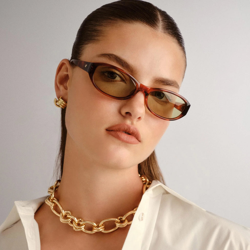 DON'T CHA SUNGLASSES IN TOFFEE TORTOISE