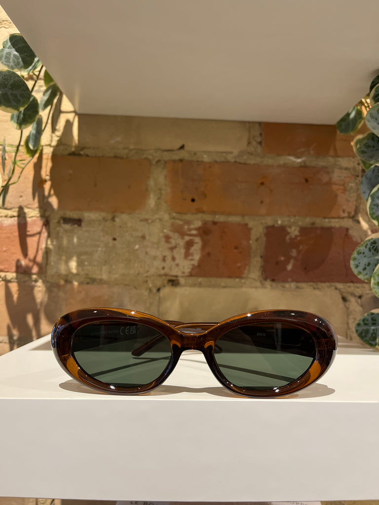 Melrose Sunglasses in Crystal Brown