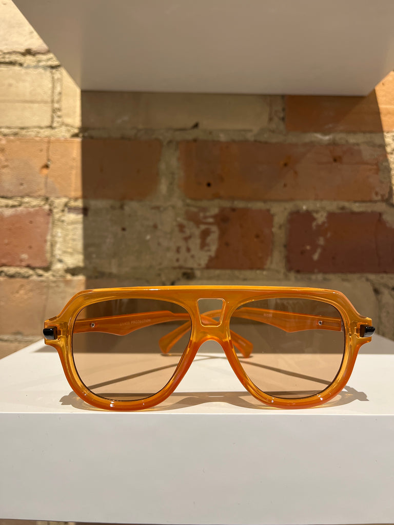 80595 Downhill Orange Sunglasses with Orange Lens
