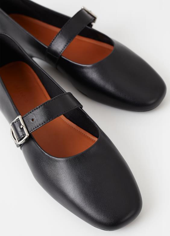 Jolin Mary Jane Shoes in Black