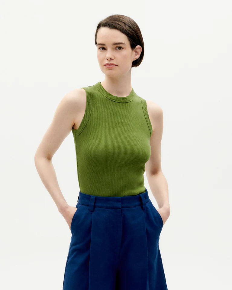 Juliette Tank Top in Garden Green