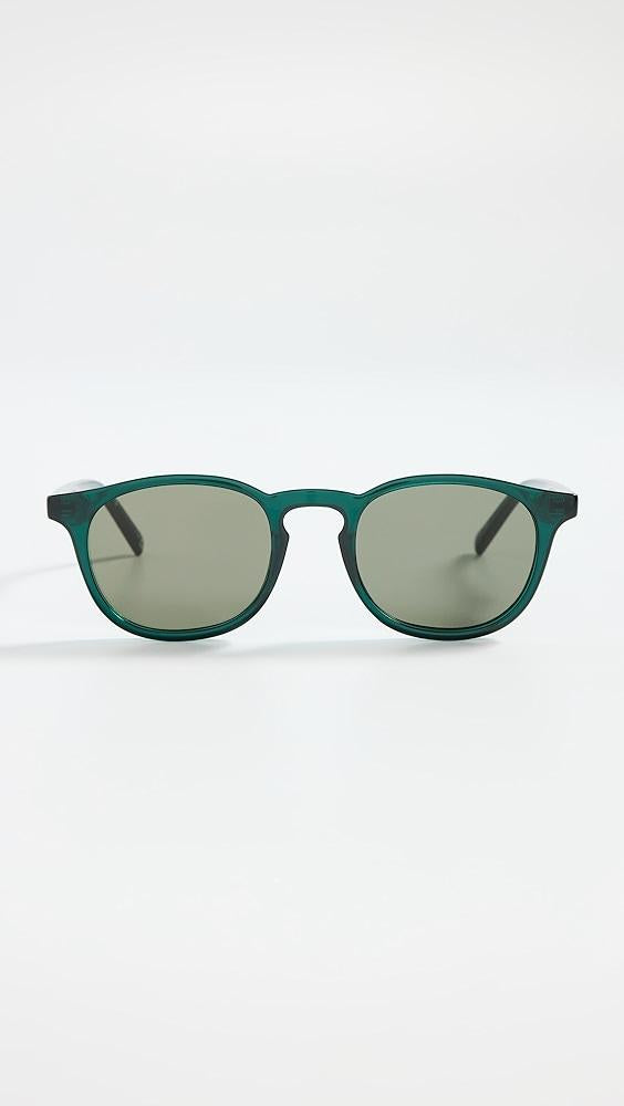 CLUB ROYALE SUNGLASSES IN BOTTLE GREEN