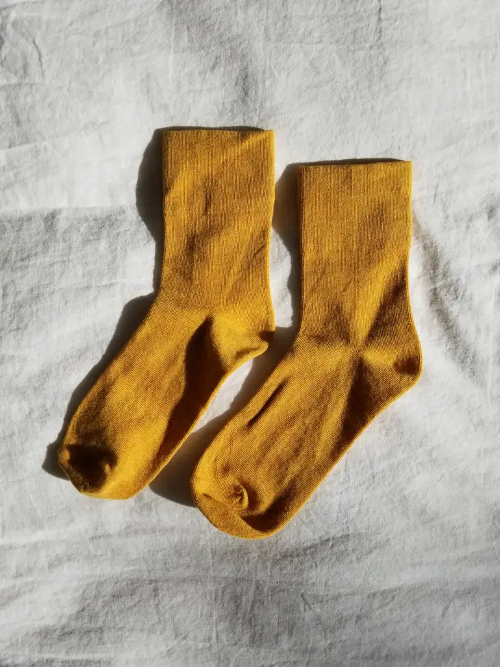 Sneaker Socks in Marigold