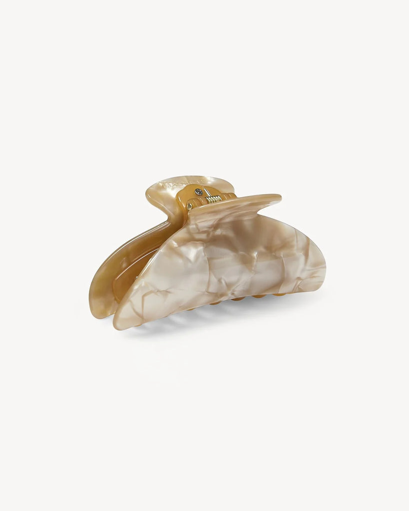 Midi Heirloom Claw in Sand Shell