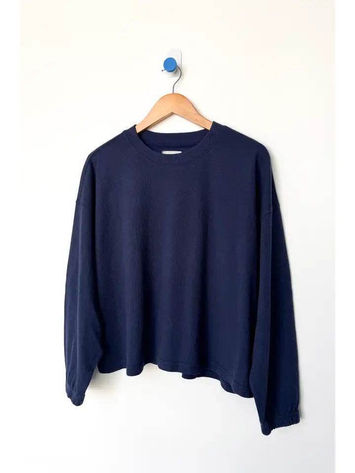 Naturelle Tee in Midnight Blue