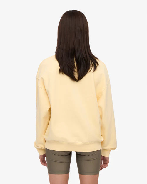 Oversized Merino Wool Sweater in Soft Yellow