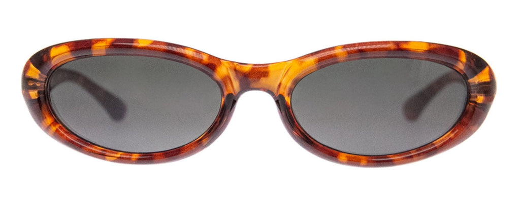 Wrap Around Oval in Tortoise Sunglasses