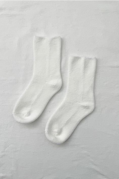 Cloud Socks in White