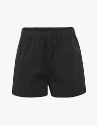 Organic Twill Shorts in Deep Black