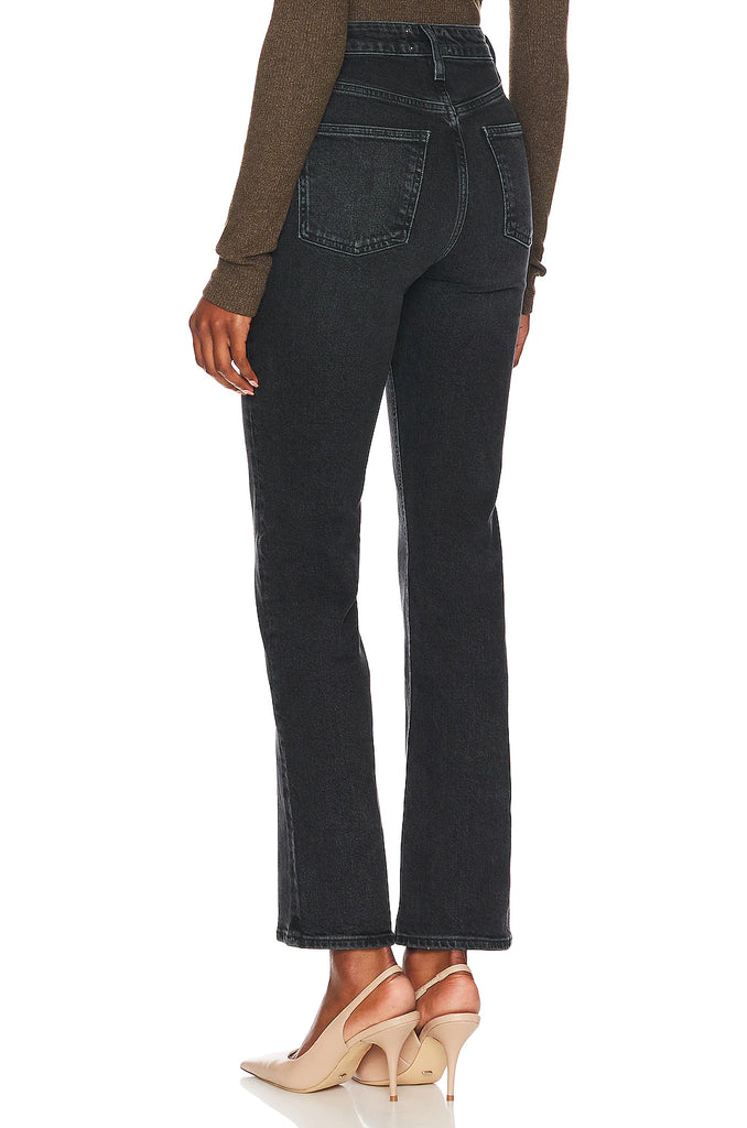 AGOLDE High Rise Bootcut Jeans in Technique