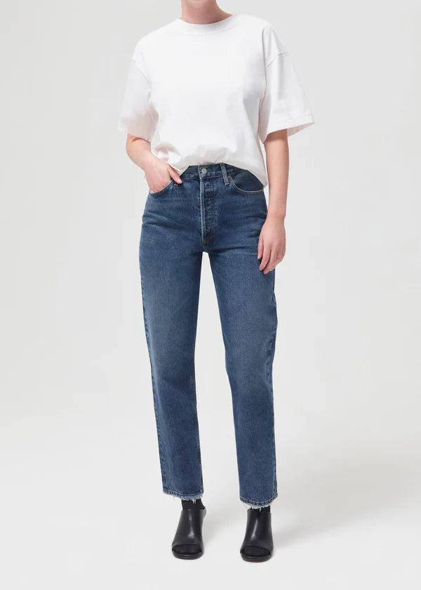 【関税込み】AGOLDE ブルー 90's Pinch Waist ジーンズ AGOLDE Pinch Waist Jeans in Range Blue | Tusk