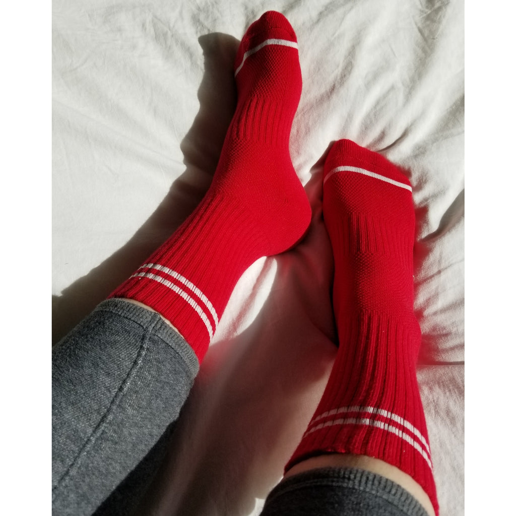 Striped Socks in Red