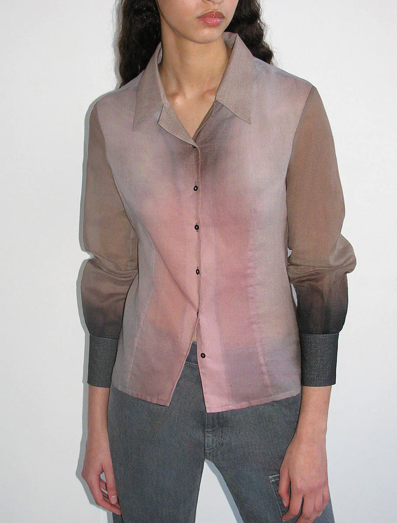 Hortensia Blouse in Taupe
