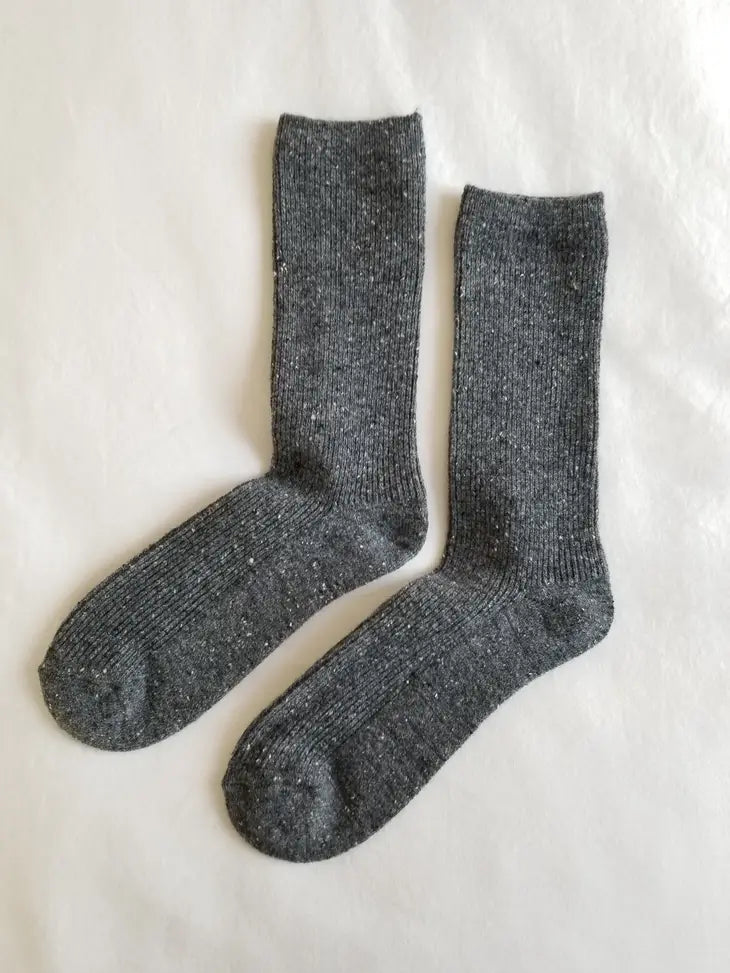 Snow Socks in Charcoal Grey